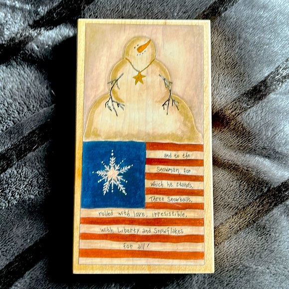 Stamps happen Snowman large stamp - Picture 1 of 6